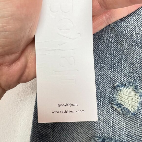 NWT Free People Boyish By Her Billy Women's Size 27 High Rise Skinny Jeans Denim - Picture 8 of 16